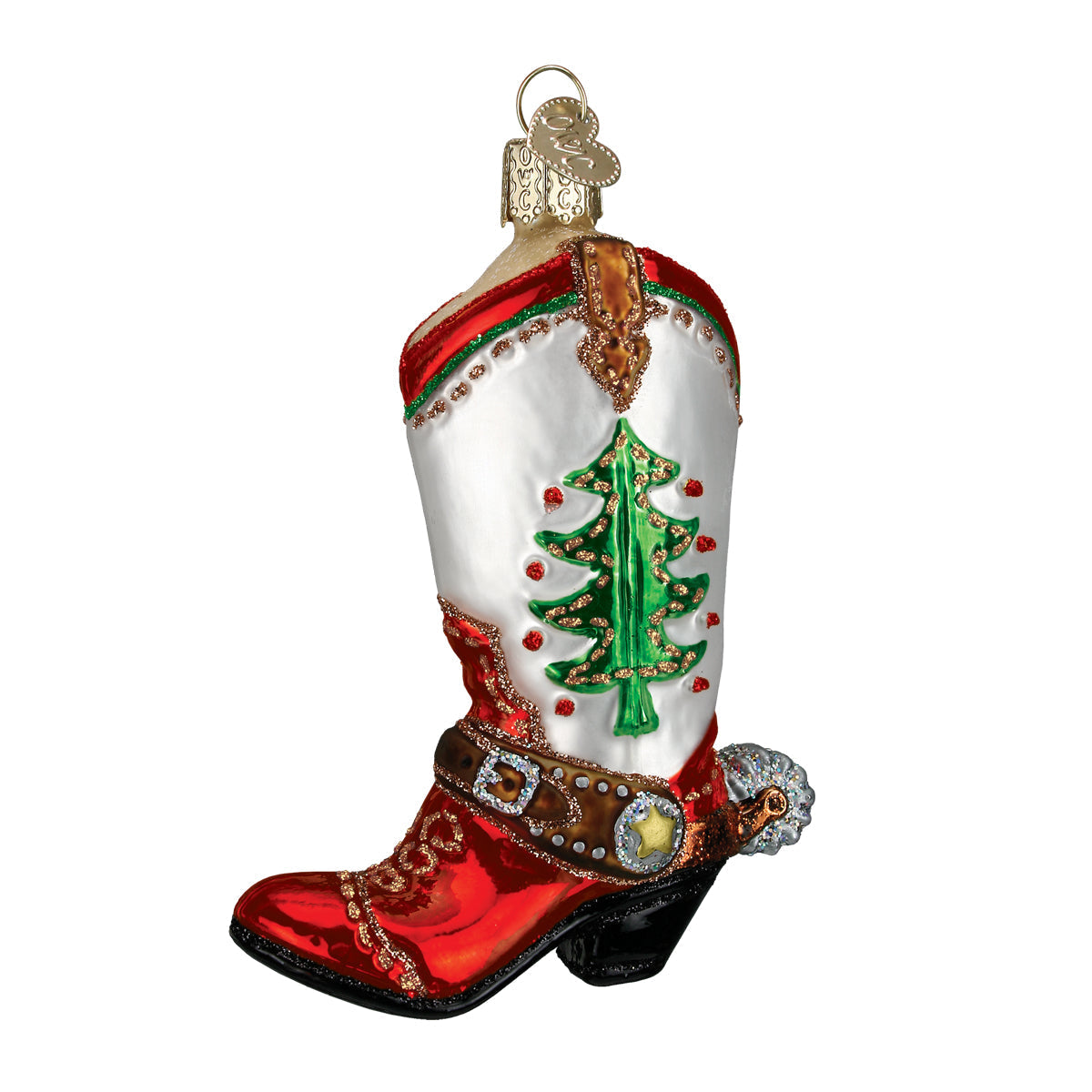 Christmas Cowboy Boot-2