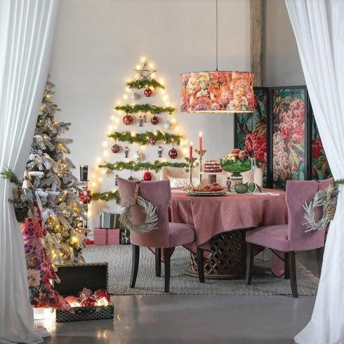 Deep Red Christmas Ball Ornaments, Glass Decorative Hanging Ball Christmas Tree Ornaments For Holiday Party Decorations, Set Of 6