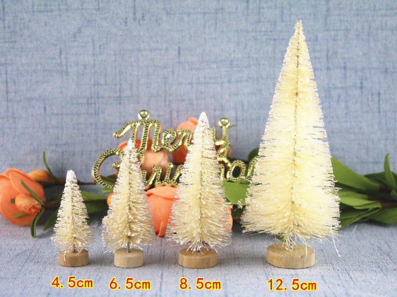 Blue Gold Silver And Red Mini Christmas Tree Ornaments