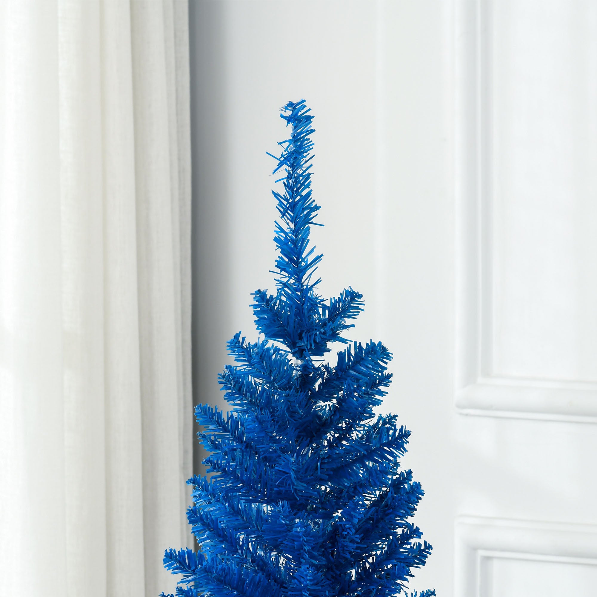 Vibrant Blue Christmas Tree