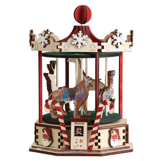 Christmas Carousel Ornament-0