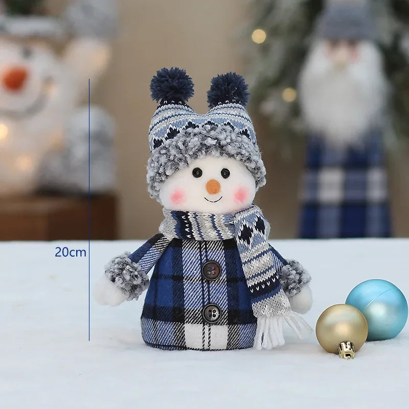 Cute Blue Snowman Plush Dolls Toys