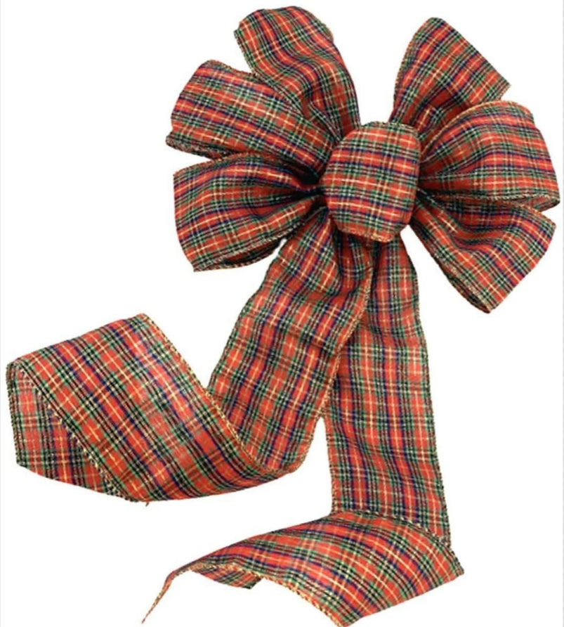 Plaid Bow Traditional