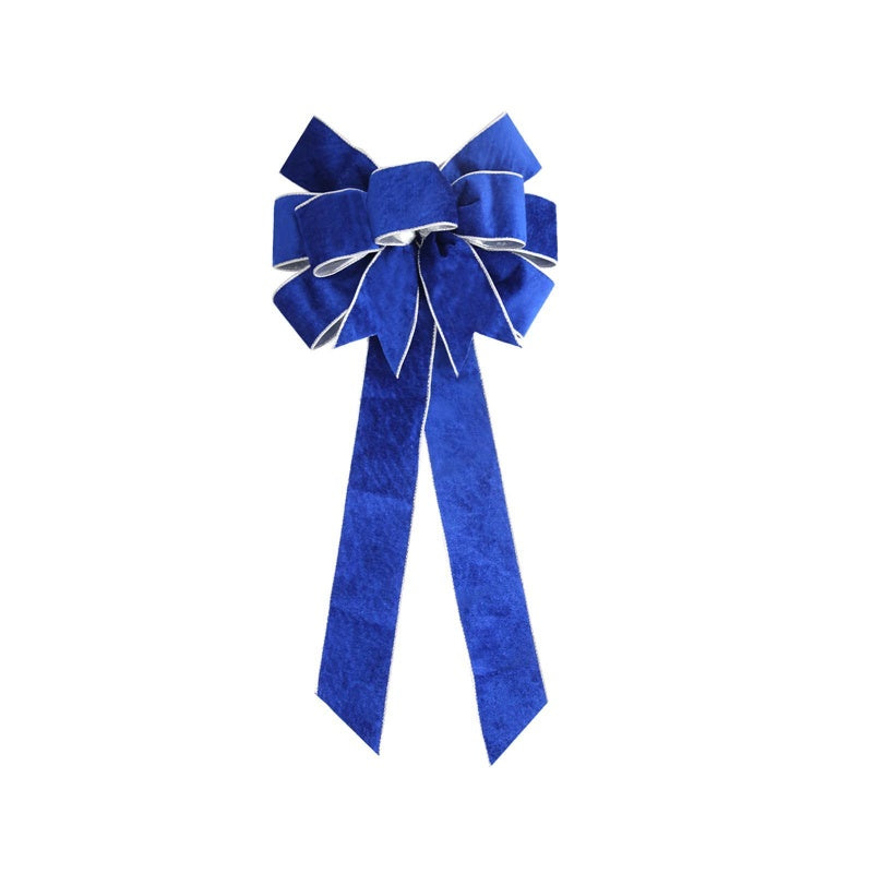 Big Blue Bow Wall Door Hanging